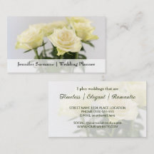 Elegante witte rozenbloemen klassieke trouwplanner