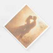 Elegante Witte Servet (Hoek)