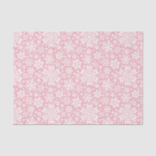 Elegante Witte Sneeuwvlok (Suiker Blush) Tissuepapier