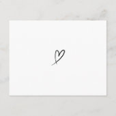 Elegante witte, sociale media iconen bedankkaart informatiekaartje (Achterkant)