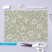 Elegante witte stijl bloemen olijf tissuepapier (Craft)