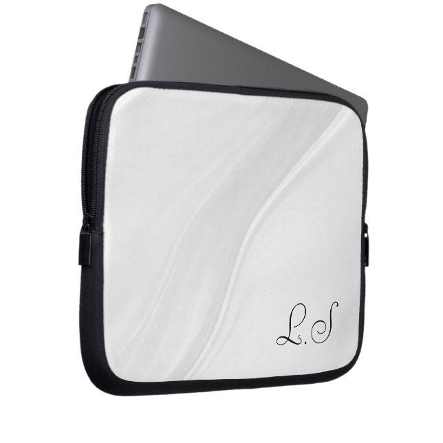 Elegante witte tablet hoes 10 inch (Voorkant Rechts)