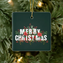 Elegante witte typografie Vrolijk kerstfeest