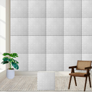 Elegante witte vlinder Frosted Glass Effect Tegeltje