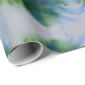 Elegante witte waterverf tropische boho orchideeën cadeaupapier (Rol Hoek)