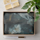 Elegante witte zwaan met gouden kroon decoupage tissuepapier (Geschenk)