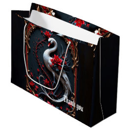 Elegante Witte Zwaan Trouwcollectie Groot Cadeauzakje