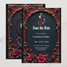 Elegante Witte Zwaan Trouwcollectie Save The Date