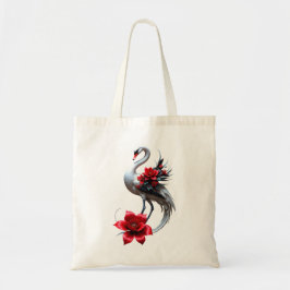 Elegante Witte Zwaan Trouwcollectie Tote Bag