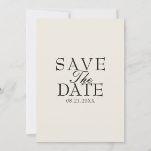 Elegante witte zwarte oude geld fancy retro bruilo save the date
