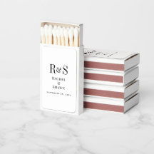 Elegante Witte & Zwarte Tekst Monogram Huwelijk