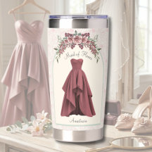 Elegante Woestijnroos Bruidsmeisje Voorstel Cadeau