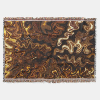 Elegante Woge-Muster Decke  Deken