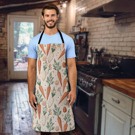 Elegante wortelen met bloesems en kleine eitjes schort