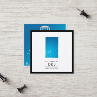 Elegante y bellísima tarjeta de presentación. contactkaartje