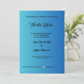 Elegante y Moderna Invitation Kaart (Staand voorkant)
