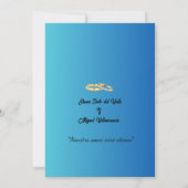 Elegante y Moderna Invitation Kaart (Achterkant)