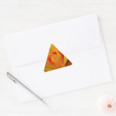 Elegante Yellow Rose foto Sticker (Envelop)
