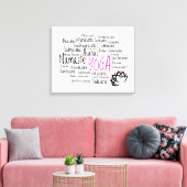 Elegante Yoga Decor Canvas Afdruk (Insitu (Woonkamer))