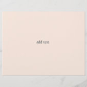 Elegante Yoga Instructeur Lotus Dark Flyer (Achterkant)