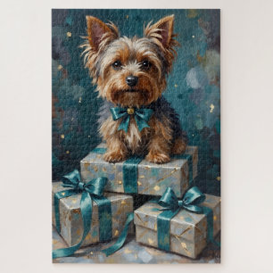Elegante Yorkshire Terrier-hond Vakantie Cadeau St Legpuzzel