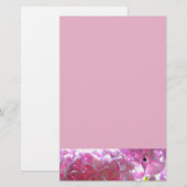 Elegante zacht roze bloemblaadjes roze hortensia's briefpapier (Voorkant / Achterkant)