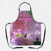 Elegante zacht roze bloemblaadjes roze hortensia's schort (Voorkant)