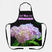 Elegante zacht roze gele bloemhortensia's schort (Voorkant)