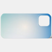 Elegante zachte blauwe en witte ombre Case-Mate iPhone case (Achterkant (horizontaal))