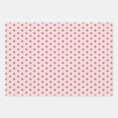 Elegante zachte blush polka dot cadeaupapier (Voorkant)
