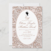 Elegante zachte botanische tuin Bridgerton-huwelij Kaart (Voorkant)