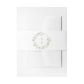 Elegante zachte pastel Wildflower Botanische bruil Uitnodigingen Wikkel (Voorkant Voorbeeld)