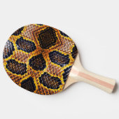 Elegante zachte python slangenhuid tafeltennisbatje (Zijkant)