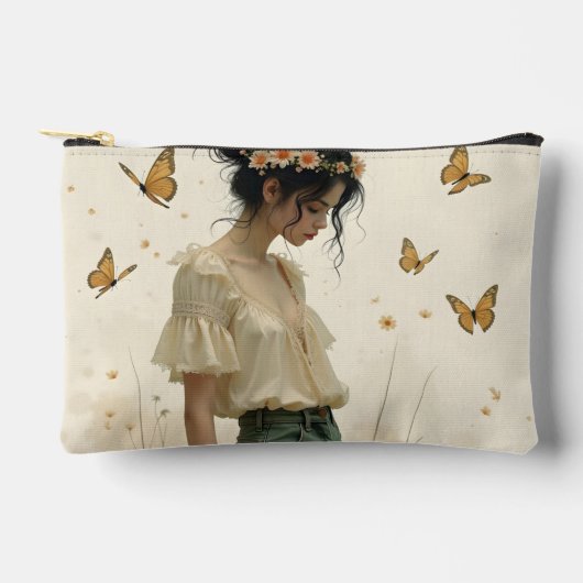 Elegante zachtheid in een vlinderdans etui (Voorkant)