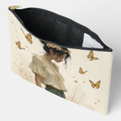 Elegante zachtheid in een vlinderdans etui (Open)