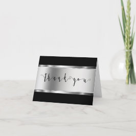 Elegante zakelijke dank u bedankkaart