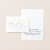 Elegante zakelijke dank u folie kaarten (Display)