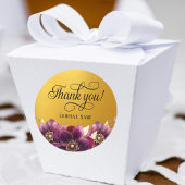 Elegante zakelijke gunst Gouden Sticker