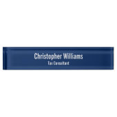 Elegante zakelijke Kantoor Executive-titel Naambordje (Voorkant)