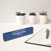 Elegante zakelijke Kantoor Executive-titel Naambordje