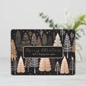 Elegante Zakelijke Kerstkaart voor het Bedrijfslev (Staand voorkant)