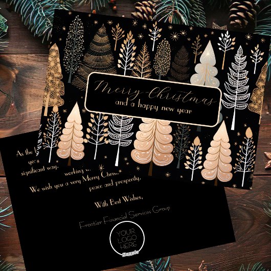 Elegante Zakelijke Kerstkaart voor het Bedrijfslev