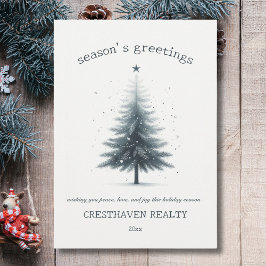 Elegante zakelijke kerstkaarten voor bedrijven feestdagenkaart