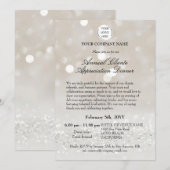 Elegante zakelijke klant waardering Diner Kaart (Voorkant / Achterkant)