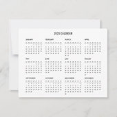 Elegante Zakelijke Logo Moderne QR Code 2025 Agend Feestdagenkaart (Voorkant)