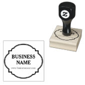 Elegante Zakelijke Naam Stempel (Gestempeld)