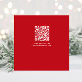 Elegante zakelijke QR-code Corporate Christmas Feestdagenkaart