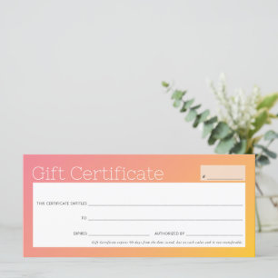 ELEGANTE zakelijke schoonheidssalon geel roze ombr