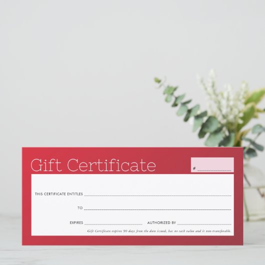 ELEGANTE zakelijke schoonheidssalon rode bordeaux  (Staand voorkant)