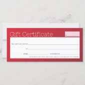 ELEGANTE zakelijke schoonheidssalon rode bordeaux  (Voorkant)